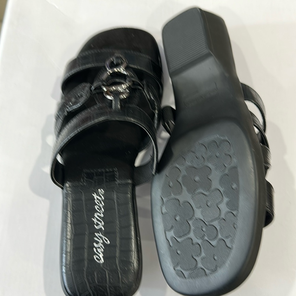 Black Sandals New